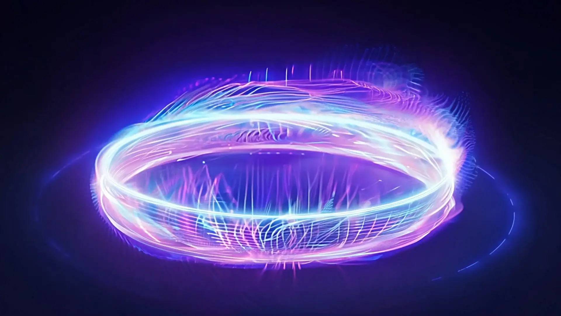 Neon Energy Loop Background for Logo Animation